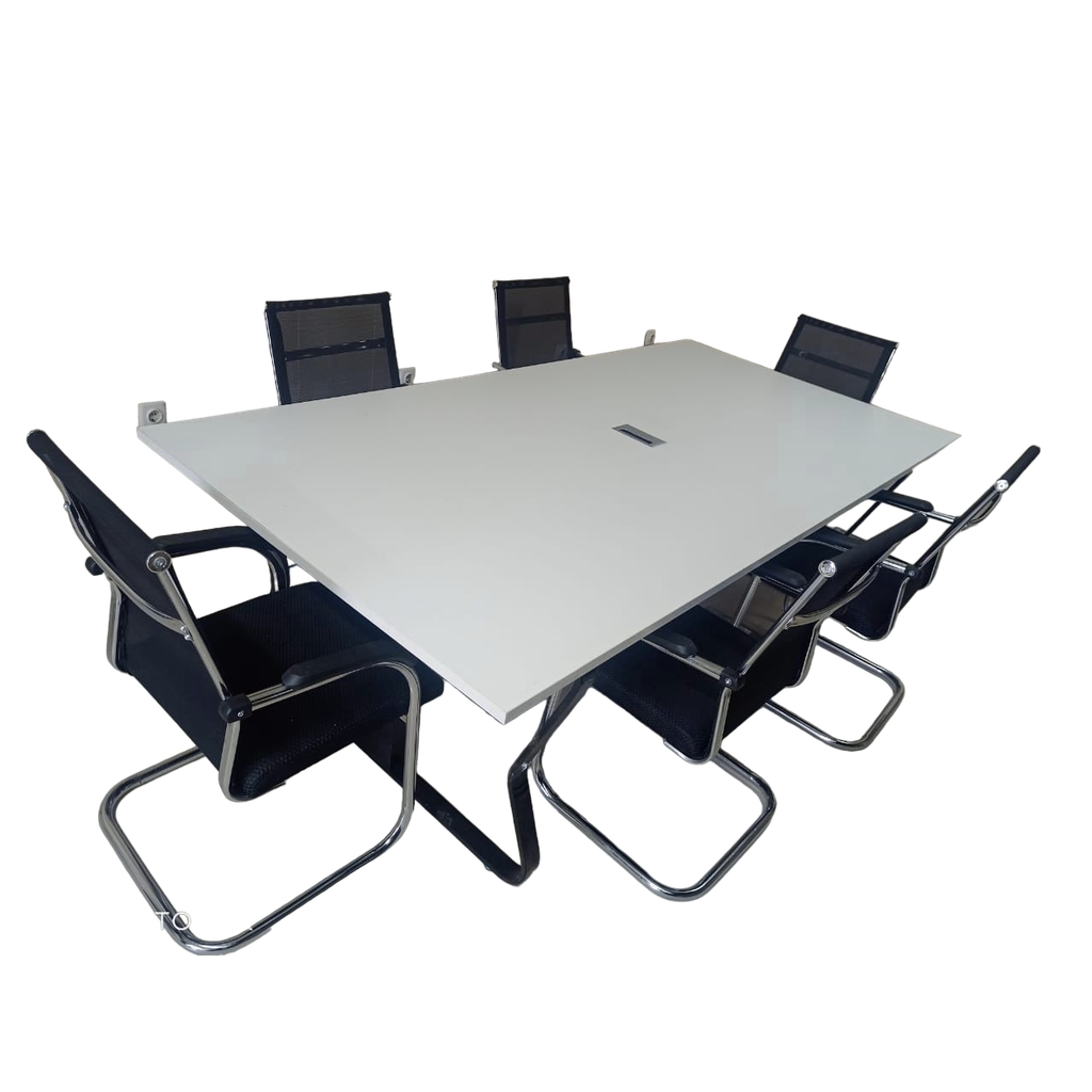 Mesa de Reunião Classic de 6 Lugares - 120x240cm