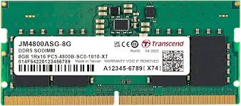 MEMÓRIA RAM DDR5 8GB 4800 MT/S CL40 SODIMM 1RX16