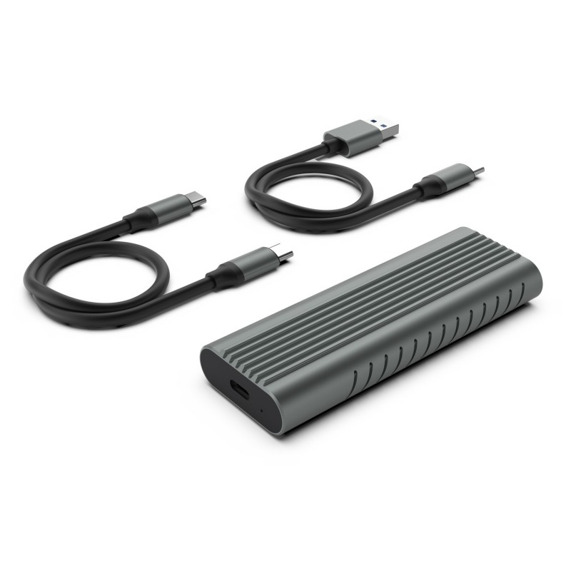 EWENT  CAIXA PARA DISCO SSD M.2 NVMe/PCIe USB C-C E USB C-A (M)