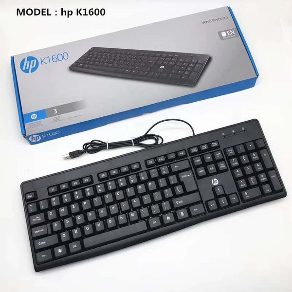 TECLADOS WIRED KEYBOARD HP