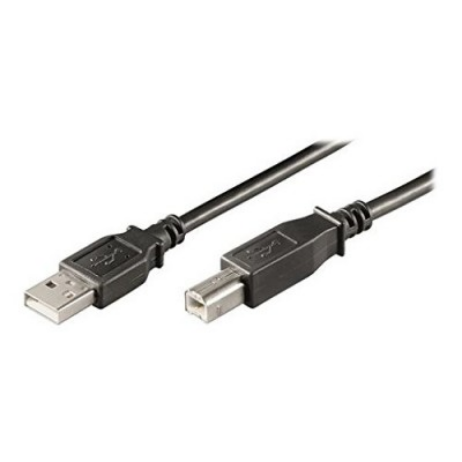 CABO DE IMPRESSORA USB-A 3MT (M) PARA USB-B (M) PRATA MANHATTAN