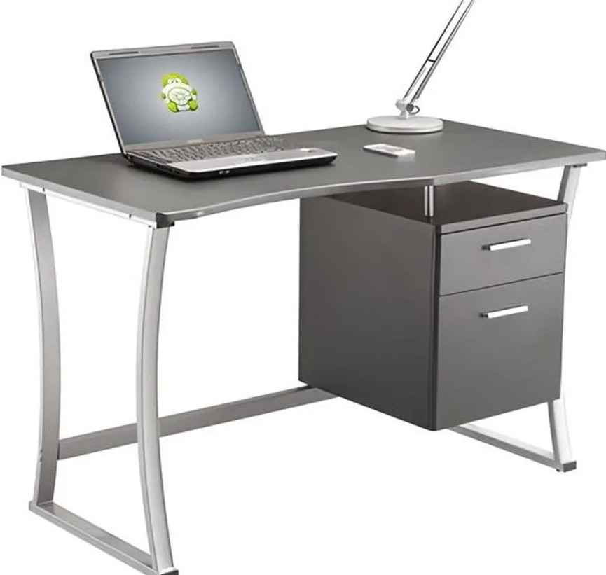 SECRETARIA PC METAL CINZENTO 117X57X76   Part-Number: S-225