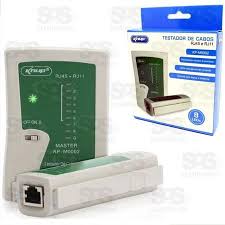 TESTADOR DE CABOS DE REDE RJ45