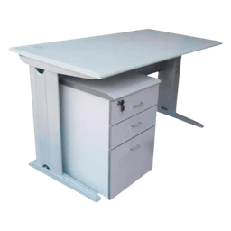 Mesa para escritório com pernas metálica