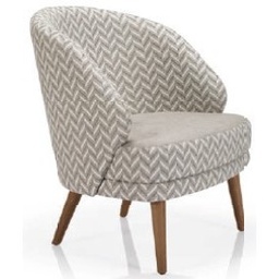 [451rt] Poltrona Para Sala Decorativa Opala Luxo Suede Bege Adonai Estofados