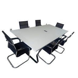 [AS00013860LY] Mesa de Reunião Classic de 6 Lugares - 120x240cm
