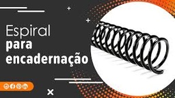 ESPIRAL DE PLASTICO PRETO  Q4