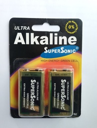 PILHA ALCALINA SuperSonic 9v