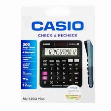 CALCULADORA CASIO CHECK E CORRECT MJ-120T-W