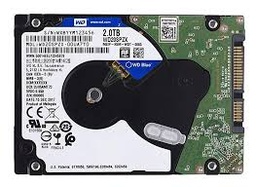 DIGITAL DISCO INTERNO 2.5&quot; 2TB WD AZUL SATA 6G/S 540RPM