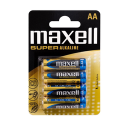 MAXELL PILHA AA LR6 CX/4 SUPERALCALINA  Referência: 4902580163693