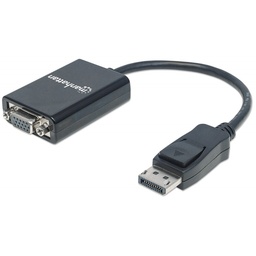 Adaptadores MANHATTAN ADAPTADOR DISPLAYPORT PARA VGA  Referência: 151962