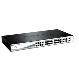 SWITCH 24 DLINK 10/100 POE+2GIG GEST VLA  Marca: D-Link Part-Number: DES-1210-28P