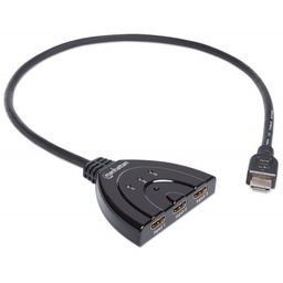 HUB HDMI (M) 3xHDMI (F) MANHATTAN  Marca: MANHATTAN Part-Number: 207843